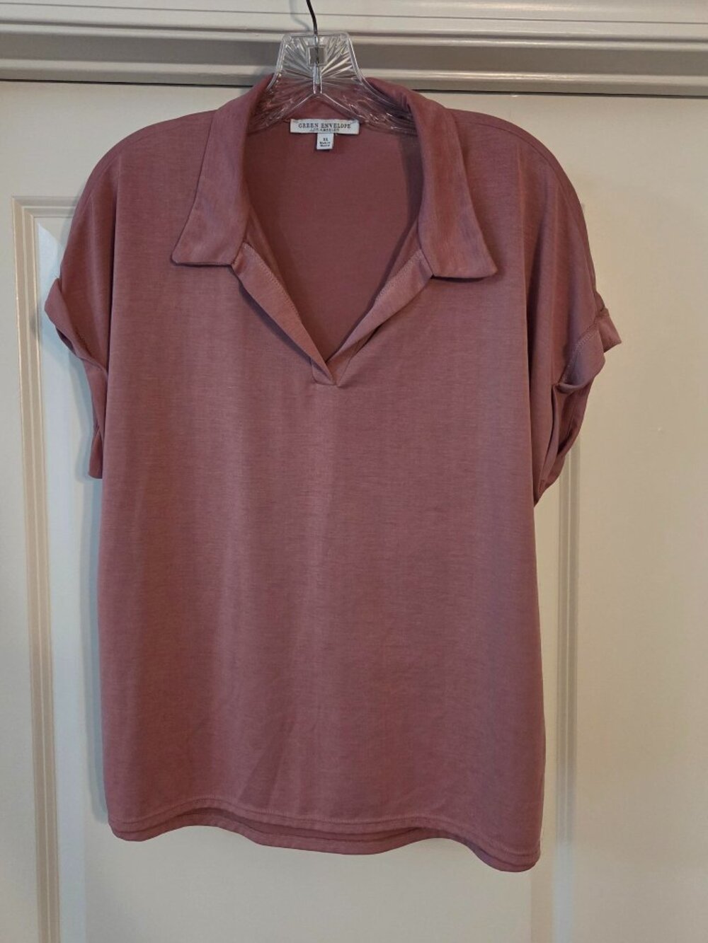 Green Envelope Boutique Brushed Modern Polo
